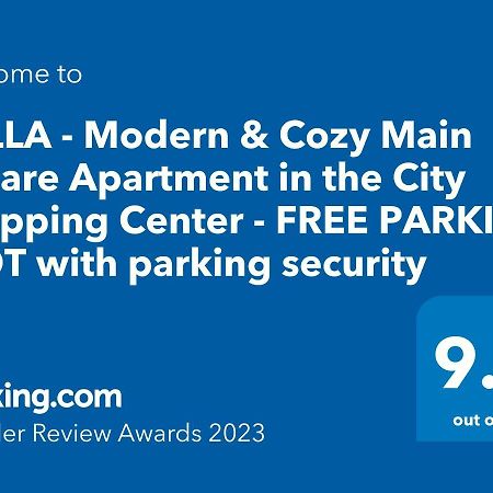 Calla 1 - Modern & Cozy Main Square Apartment In The City Shopping Center - Parking Slot With Parking Security Скопие Екстериор снимка